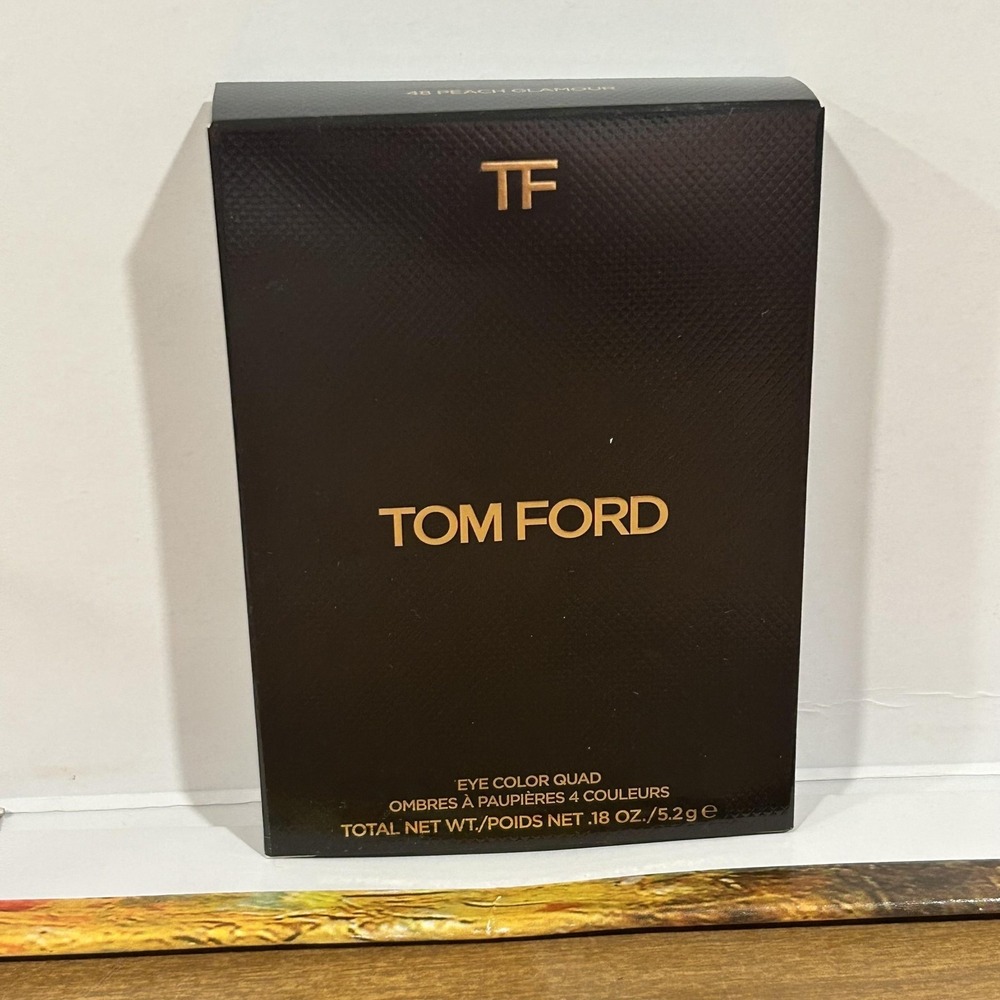 Tom Ford Eye Color Quad 48 Peach Glamour 0.18oz 5.2g Shimmer Matte Eyeshadow‎